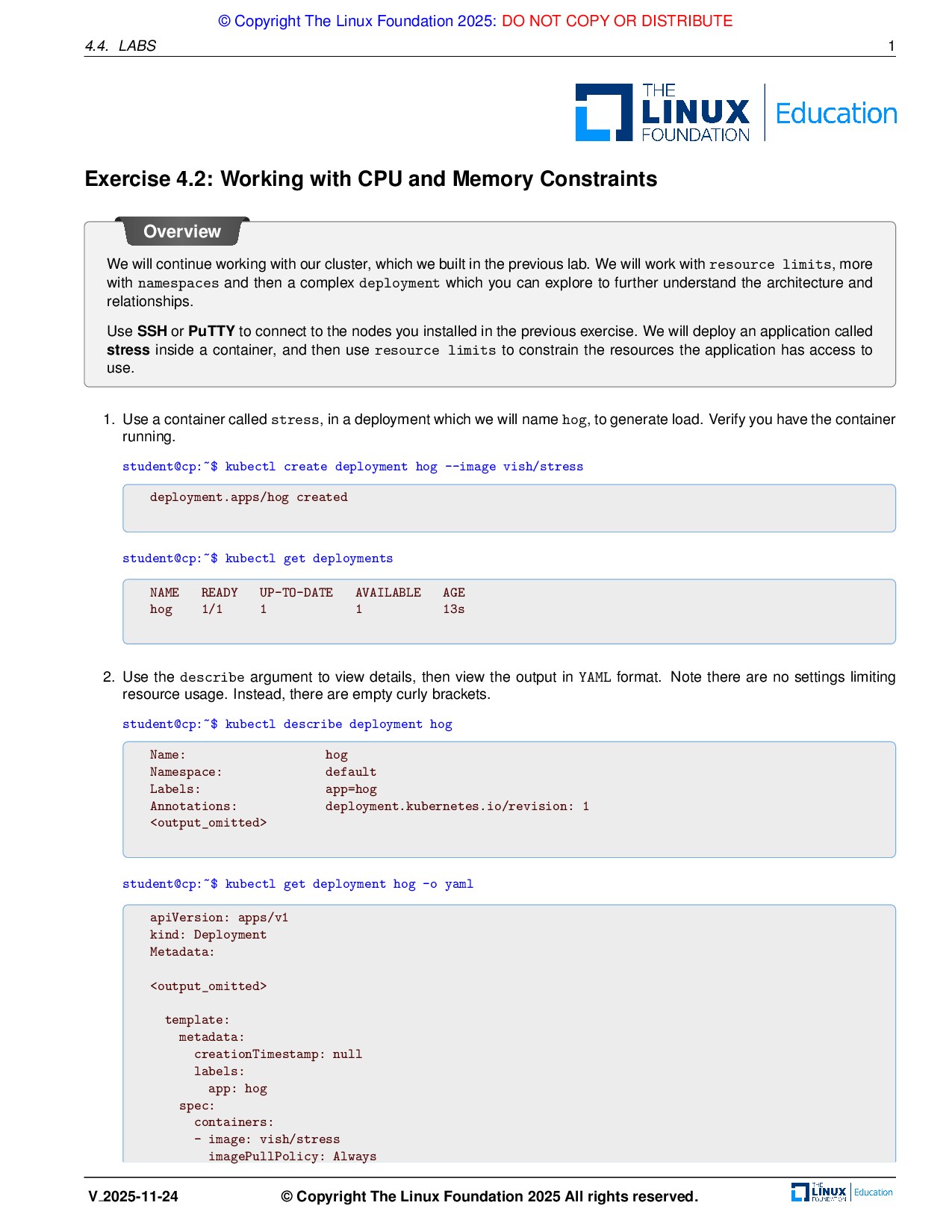 Kubernetes CKA EXAM Material